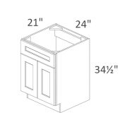 S2421B-34-1/2 Newport Espresso Shaker RTA