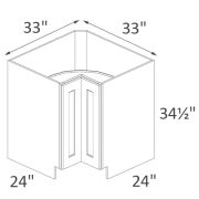 BLS33 Madison White Shaker Pre-Assembled