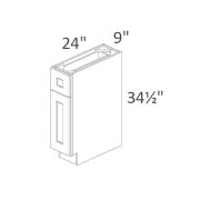 B09 Classic White Shaker Pre-Assembled