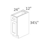 B12 Classic White Shaker Pre-Assembled