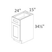 B15 Classic Grey Shaker Pre-Assembled