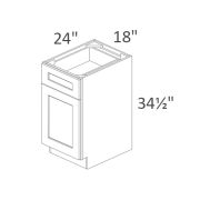 B18 Classic White Shaker Pre-Assembled