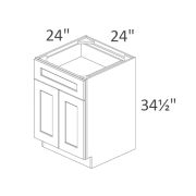 B24 Classic White Shaker Pre-Assembled