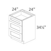 DB24-3 Classic White Shaker Pre-Assembled