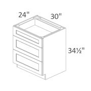 DB30-3 Classic White Shaker Pre-Assembled