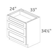 DB33-3 Classic White Shaker Pre-Assembled