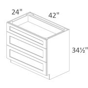 DB42-3 Classic White Shaker Pre-Assembled