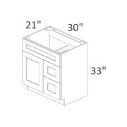FA3021DL Classic Grey Shaker Pre-Assembled