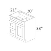FA3021DR Classic White Shaker Pre-Assembled
