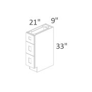 SVA09D Sienna Shaker Pre-Assembled