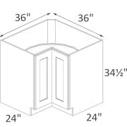 LS3612 Classic White Shaker Pre-Assembled