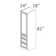 SVA188124D Hanover Charcoal Pre-Assembled