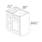 V3021DL Salem White Shaker RTA