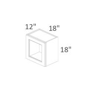 W1818GD Salem Dove Shaker RTA