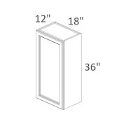 W1836 Dark Cream Glaze Pre-Assembled