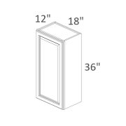 W1836 Nutmeg Modern Pre-Assembled