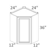 WDC2436 Belfast Cream Glaze Pre-Assembled