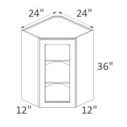 WMDC2436H Classic Grey Shaker Pre-Assembled