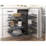 Extra Black Nickel Baskets for 18" STORAGE WITH STYLE® Blind Corner Organizer