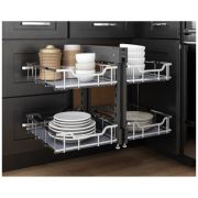 STORAGE WITH STYLE® 15" Polished Chrome Blind Corner Organizer