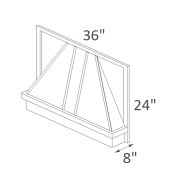 AWH36 Newport Grey Shaker