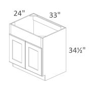FSB33 Newport White Shaker RTA