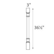 LEG28 B3x3 Bristol Cream Glaze