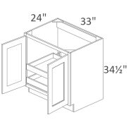B33FH2RS Salem Grey Shaker RTA