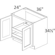 B36FH2RS Salem White Shaker RTA