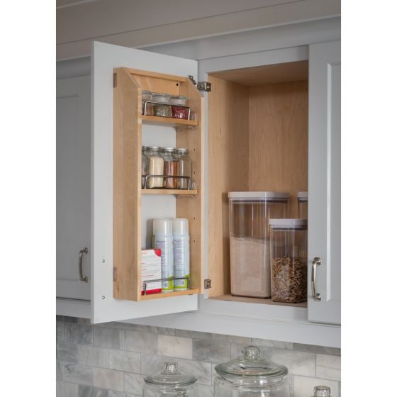 15 1 2 x 4 x 24 Adjustable Spice Rack for 21 Wall Cabinet SPR15A