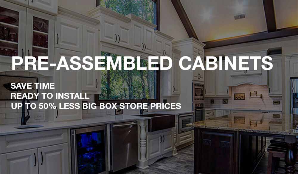 Shop Affordable RTA and Pre-assembled Kitchen Cabinets Online