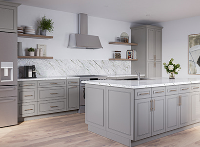 Aspen Grey - Pre-Assembled Kitchen Cabinets