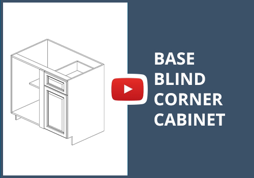 Frameless Assembly Blind Base Cabinet