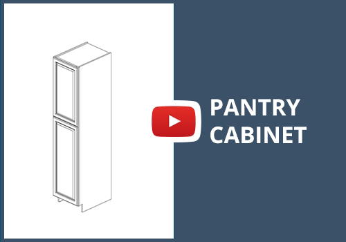 Frameless Assembly Pantry & Oven Cabinet