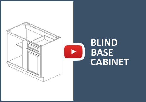 Metal Cleat Assembly Blind Base Cabinet