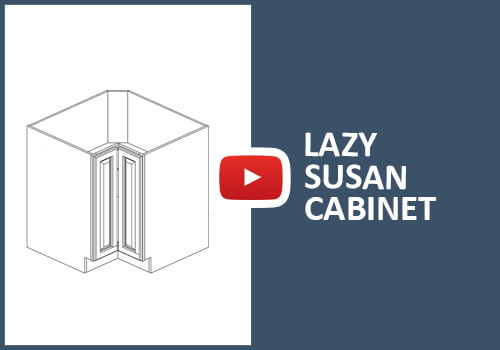 Staple Assembly Lazy Susan Cabinet - Staple Assembly