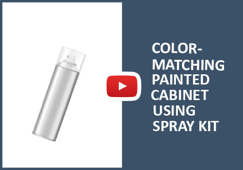Aerosol Kit on Painted Cabinets