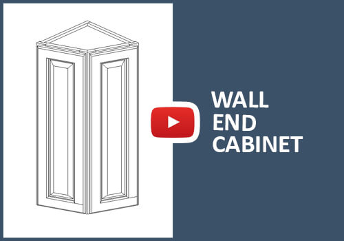 Metal Cleat Assembly Wall End Cabinet