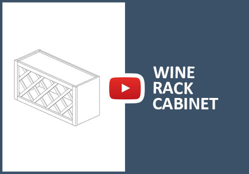 Metal Cleat Assembly Wine Rack Cabinet