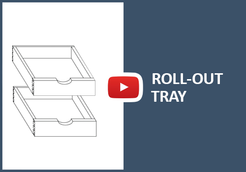 Roll Out Tray - Staple Assembly