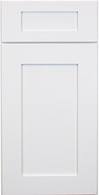 Newport White Shaker Bathroom Vanity Sample Door