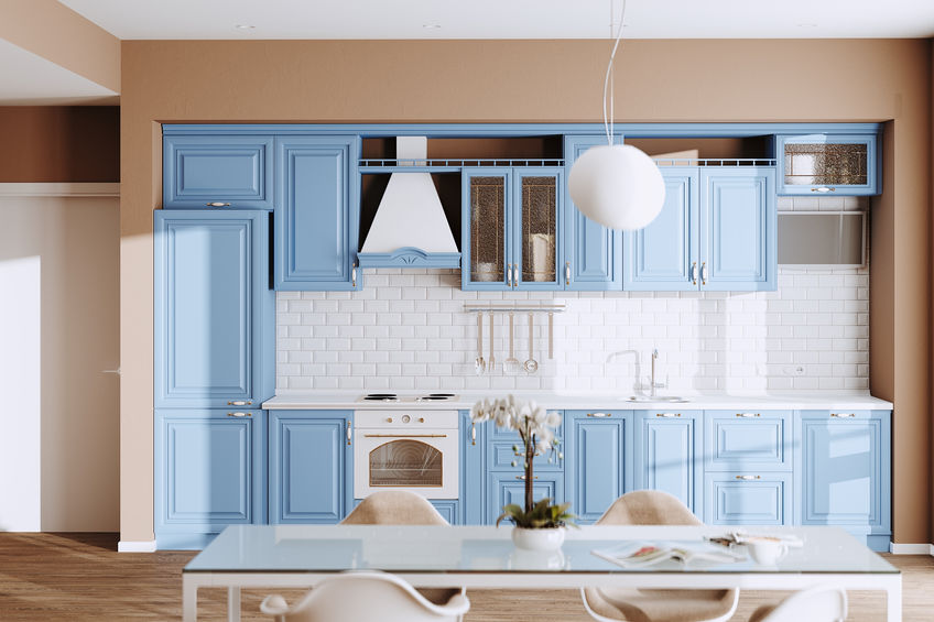 Blue Cabinets