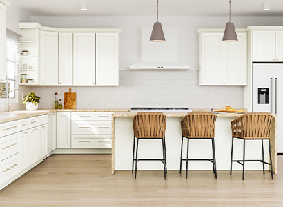 Bristol Cream Glaze - Ready to Assemble Kitchen Cabinets