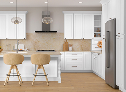 Bristol White - Ready to Assemble Kitchen Cabinets