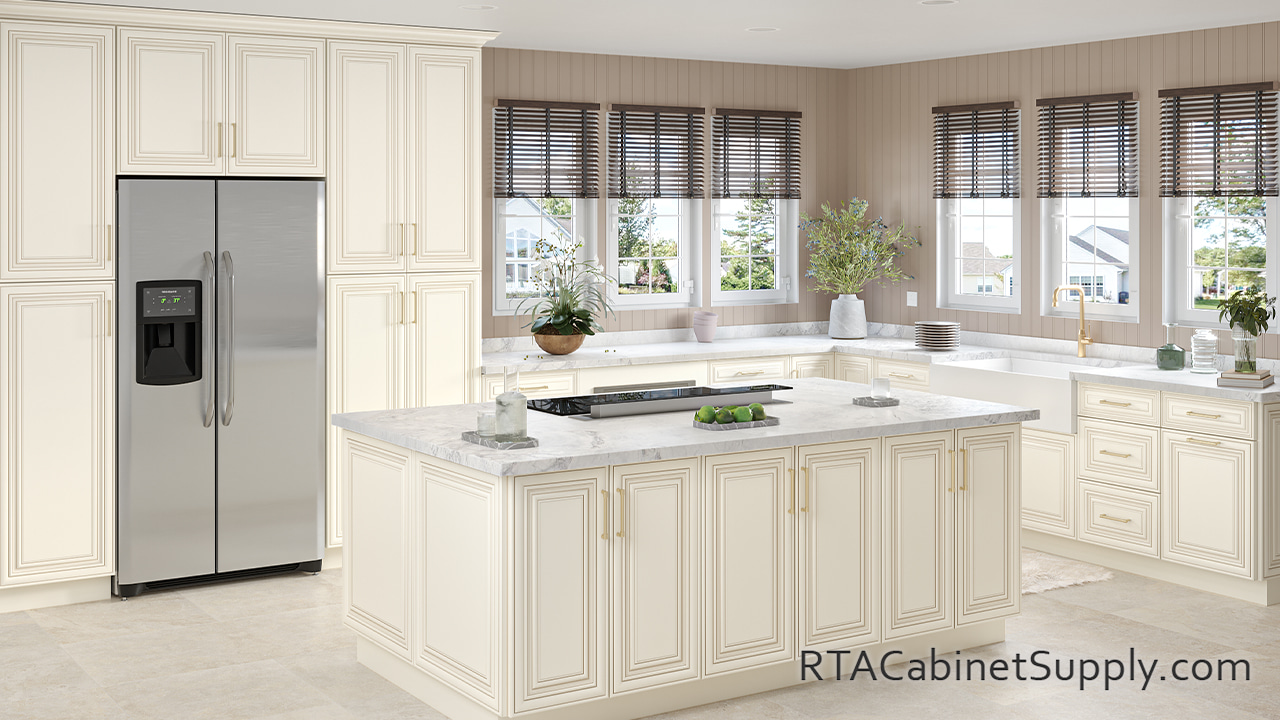 Madison cream shop kitchen units