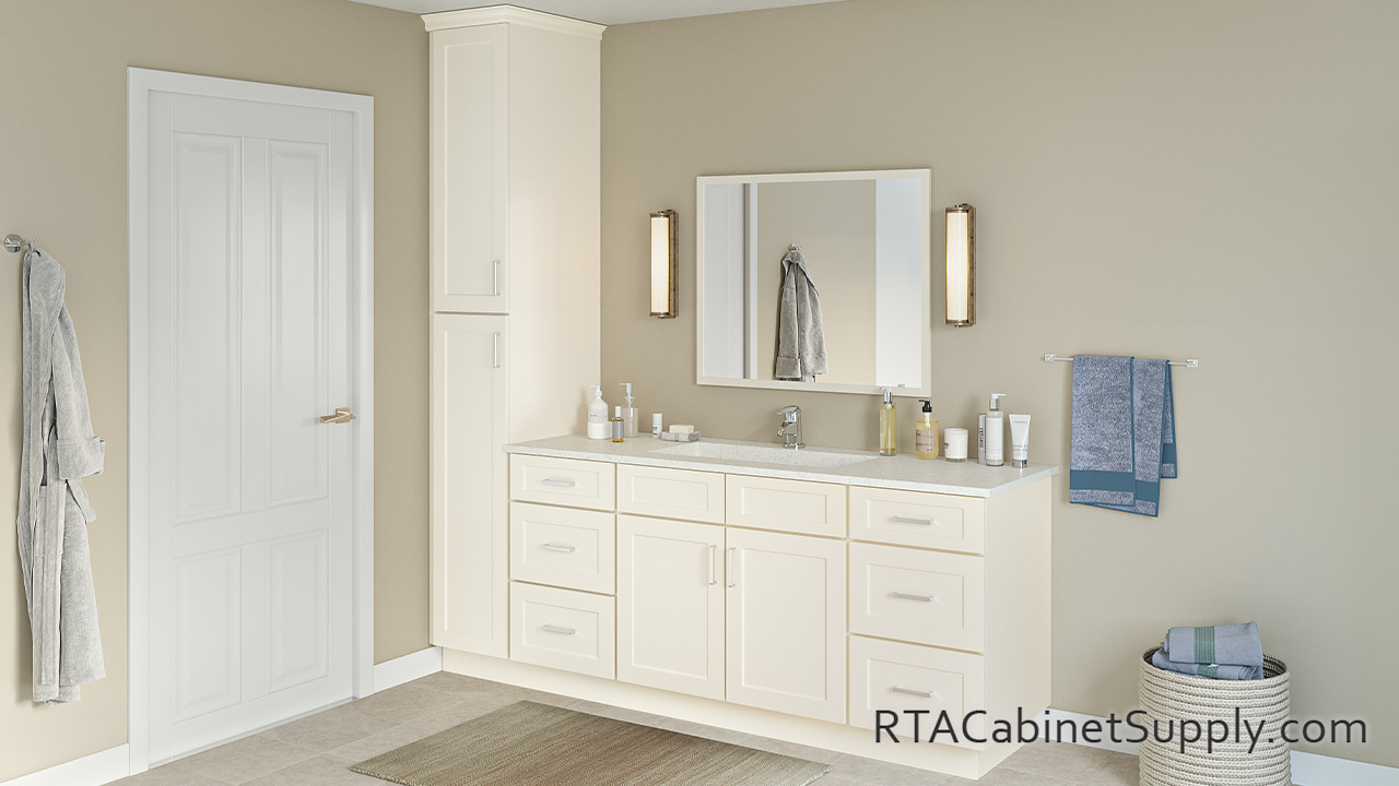 Rta bathroom linen cabinets discount