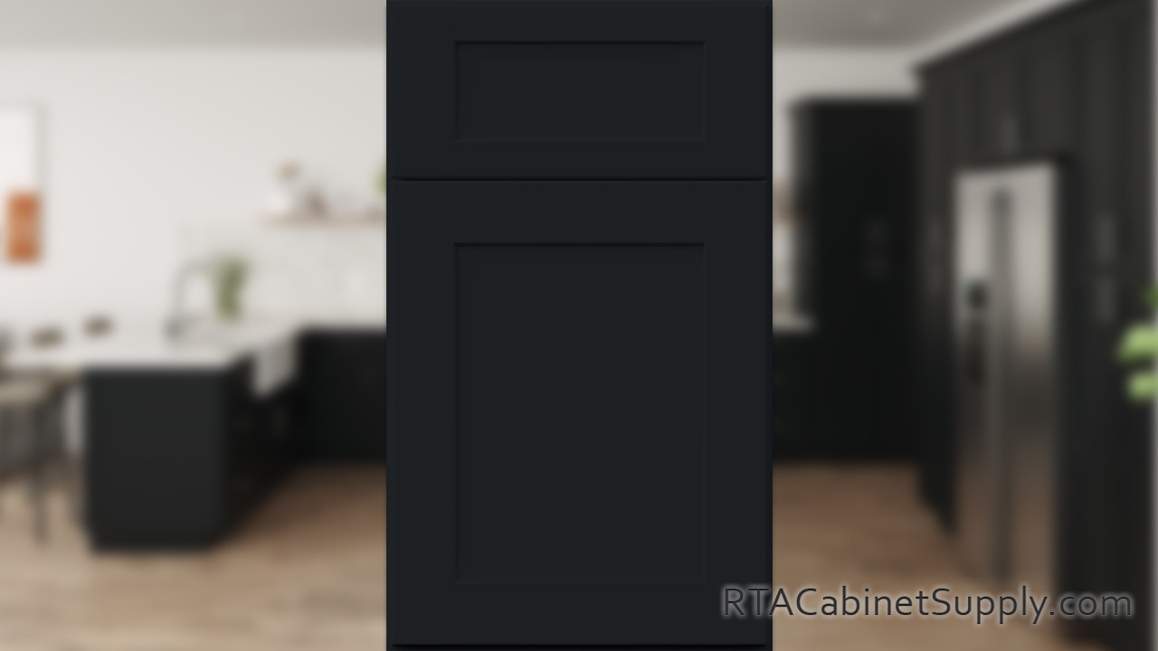 Chatham Pitch Black cabinet front.