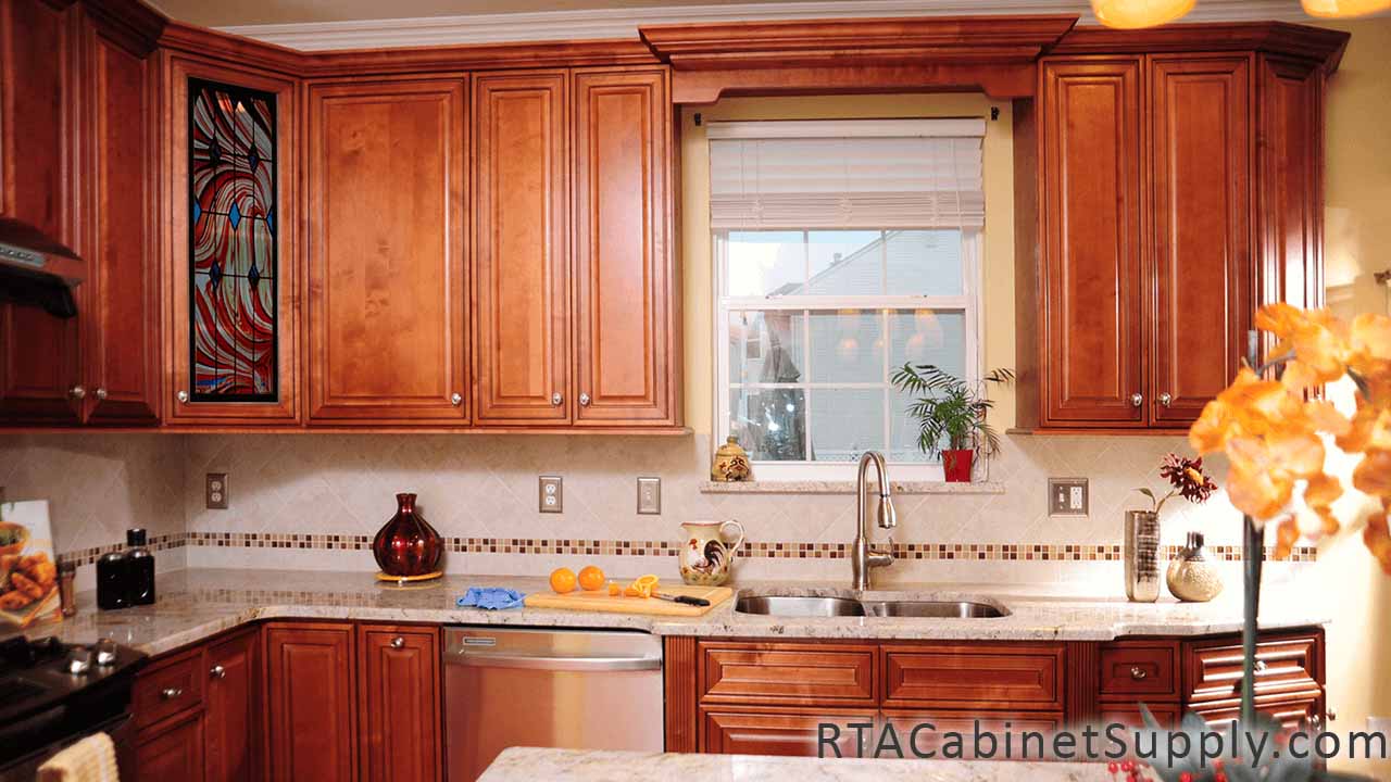 Toffee Maple Kitchen Dandk Organizer