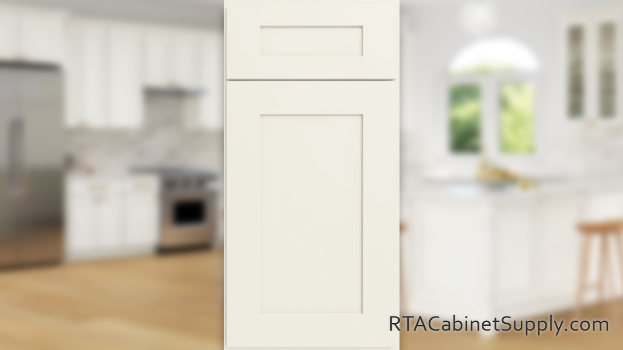 Newport Champagne Shaker cabinet front.