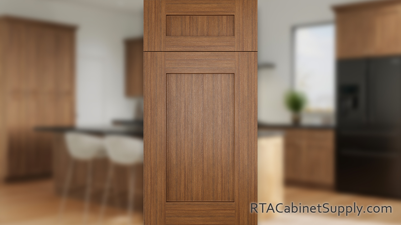 Newport Woodland Shaker cabinet front.